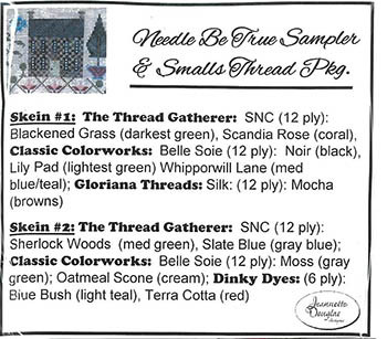 Needle Be True Emb Package / Jeannette Douglas Designs