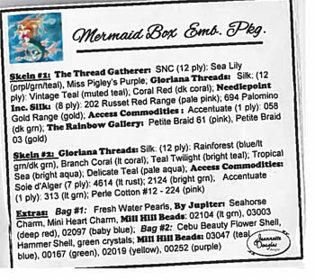 Mermaid Box Embellishmen Pack / Jeannette Douglas Designs
