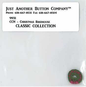 Classic Collection 9-ChristmasBirdhouse (9931.G) / Just Another Button Company