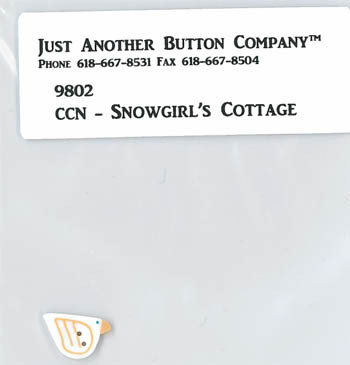 Frosty Forest 7-Snowgirl's Cottage Btn Pk (9802.G) / Just Another Button Company