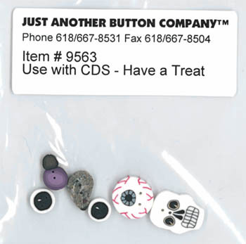 Have A Treat Button Pk (Cherrywood) / Just Another Button Company