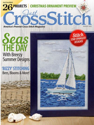 2022 Just Cross Stitch July/August Seas The Day / Just CrossStitch