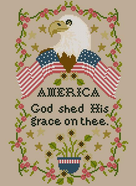 America America Sampler / Kitty & Me Designs