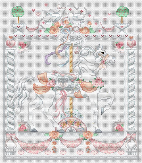 A June Affair Carousel Horse / Kooler Design Studio