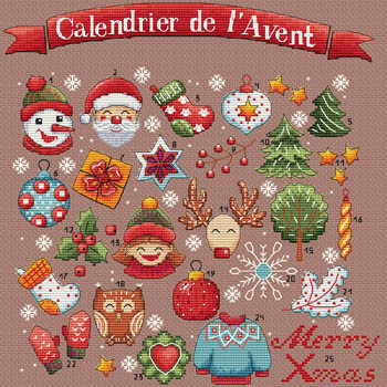Calendrier De L'avent / Les Petites Croix De Lucie