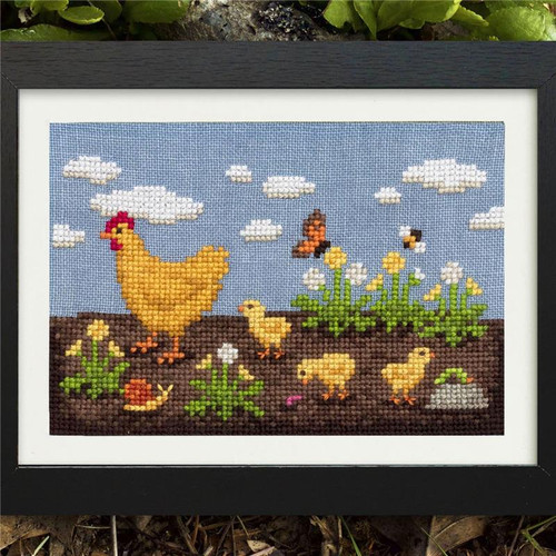 Chicken Adventures / Lola Crow Cross Stitch