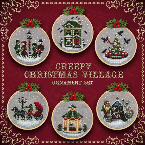 Creepy Christmas Village / Lola Crow Cross Stitch