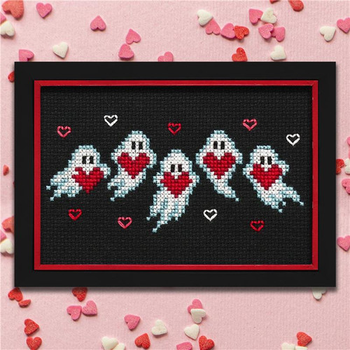 Ghostly Valentine / Lola Crow Cross Stitch