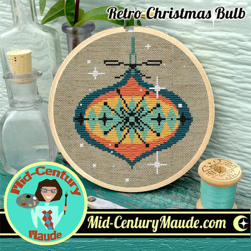 Retro Christmas Bulb / Mid-Century Maude