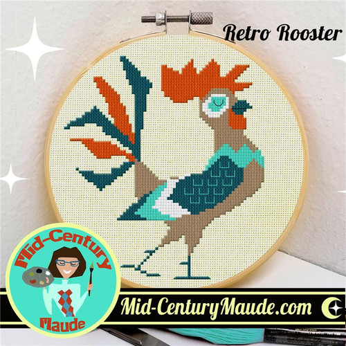 Retro Rooster / Mid-Century Maude