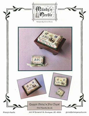 Queen Ann's Pin Chest & NeedleBook / Milady's Needle