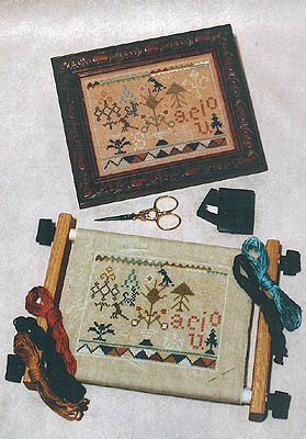 1786 Practice Sampler / Milady's Needle