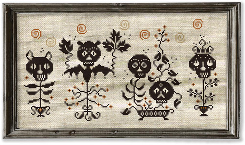 Skull Garden - 3 Versions / Miss Prim Cross Stitch