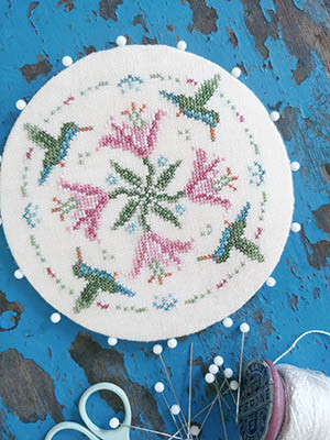 Charm Of Hummingbirds - Georgian Pinwheel / Mojo Stitches