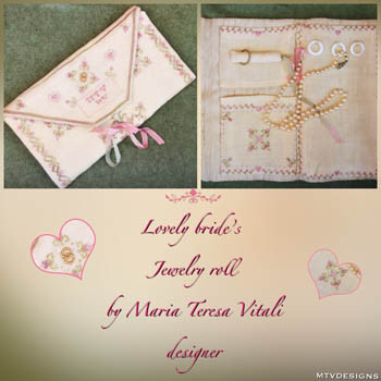 Lovely Bride's Jewelry Roll / MTV Designs