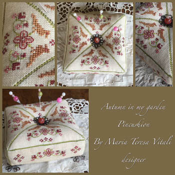 Autumn In My Garden Pincushion / MTV Designs