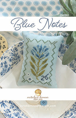 Blue Notes - Number 2 / October House Fiber Arts