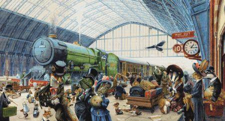 A Quarter Past One On Platform Ten, By Chris Dunn / Paine Free Crafts