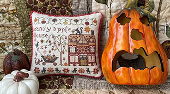 Houses On Pumpkin Lane Chart 6: Candy Apple House / Pansy Patch Quilts & Stitchery