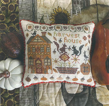 Houses On Pumpkin Lane Chart 9: Harvest House / Pansy Patch Quilts & Stitchery