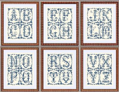 L'Alphabet Blu / Papillon Creations