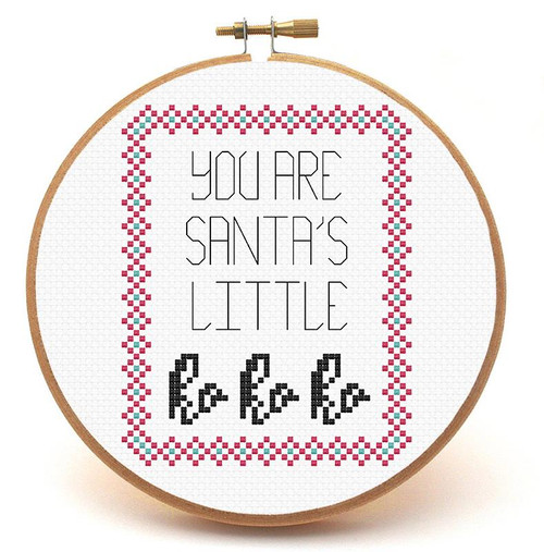 Santa's Little Ho Ho Ho / Peacock & Fig