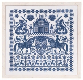 Blue Sampler / Permin Graphs