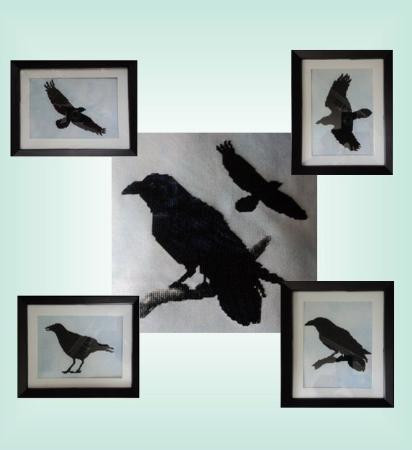 Raven Silhouettes / Pine Glen Designs