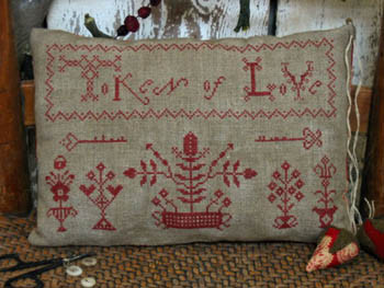 Token Of Love Redwork Sampler / Pineberry Lane