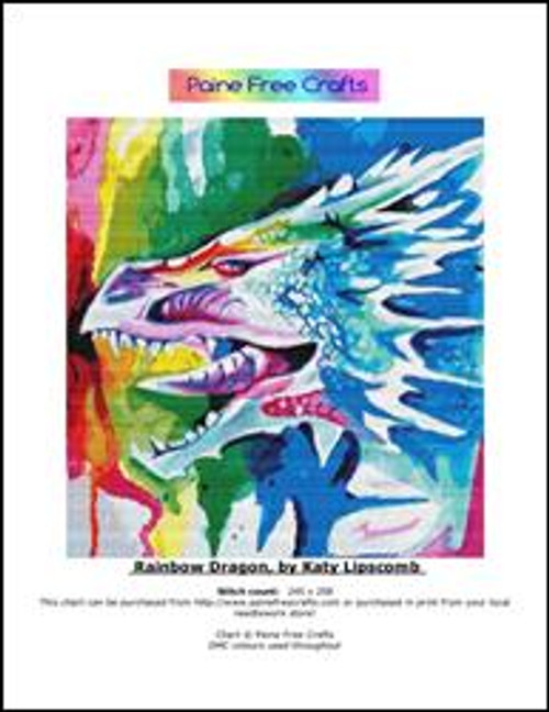 Rainbow Dragon, By Katy Lipscomb / Paine Free Crafts