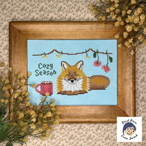Cozy Fox / Pixel Pixie Cross Stitch