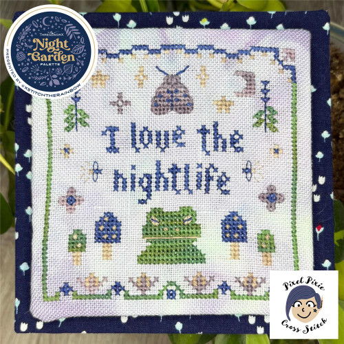 Threadworx Night Garden Palette - Nightlife / Pixel Pixie Cross Stitch