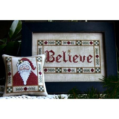 Believe / Plum Pudding Needleart