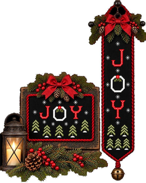 Decking The Halls I - Joy / Plum Pudding Needleart