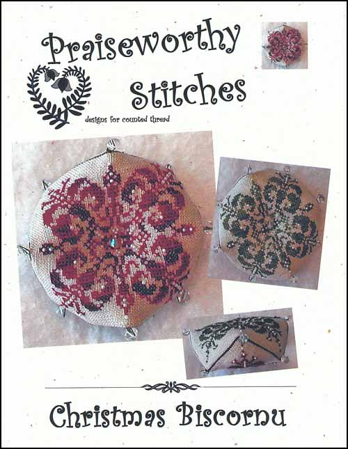 Christmas Biscornu / Praiseworthy Stitches