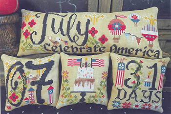 July Celebrate America / Quaint Rose Needle Arts