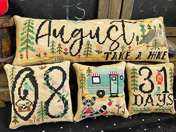 August Take A Hike / Quaint Rose Needle Arts
