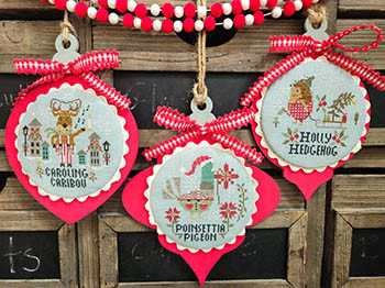 Christmas Animals In Pants / Quaint Rose Needle Arts