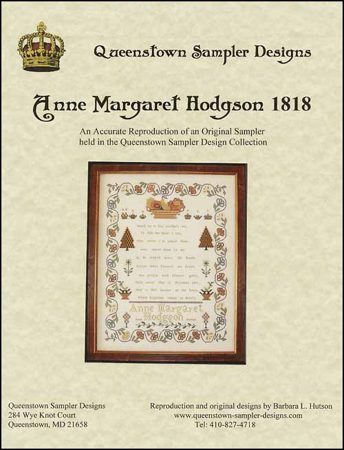 Anne Margaret Hodgson 1818 / Queenstown Sampler Designs