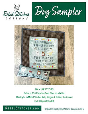 Dog Sampler / Rebel Stitcher Designs