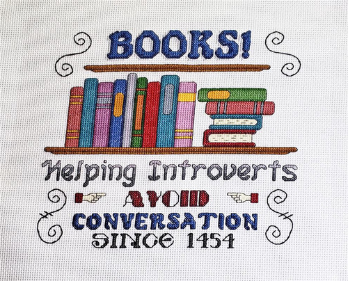 Introverts Avoiding Conversation / Rogue Stitchery