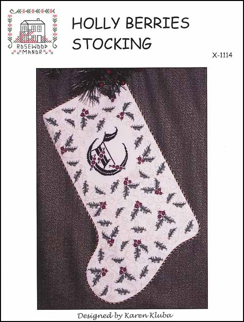 Holly Berries Stocking / Rosewood Manor