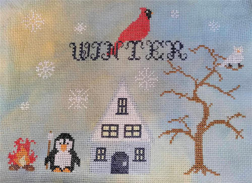 Winter At Autumn Hills Place / SamBrie Stitches Designs
