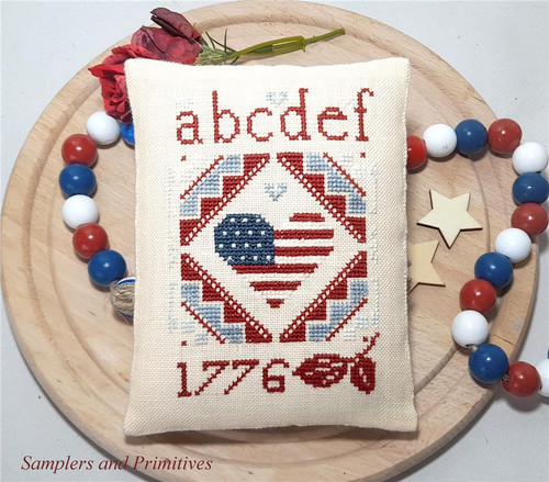 Patriotic Mini Quaker / Samplers And Primitives