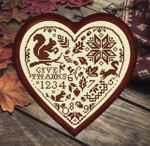 Autumn Heart II / Samplers And Primitives