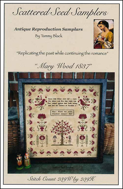 Mary Wood 1837 / Scattered Seed Samplers