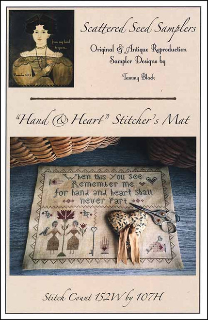 Hand & Heart - Stitcher's Mat / Scattered Seed Samplers