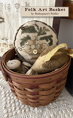 Folk Art Basket / Shakespeare's Peddler