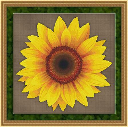 Big Sunflower Cross Stitch / Stitchx Craft Designs