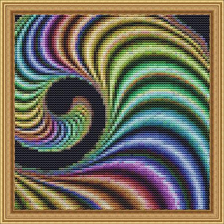 Fractal No 139 Cross Stitch / Stitchx Craft Designs